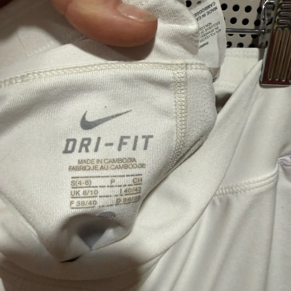 Nike White Tennis Golf Skirt Periwinkle Trim Small - Picture 5 of 5
